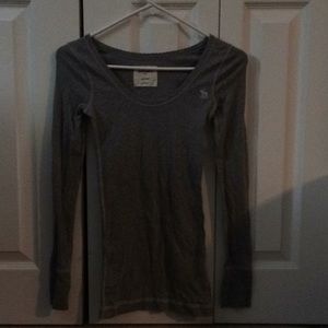 Grey Abercrombie shirt in like new condition